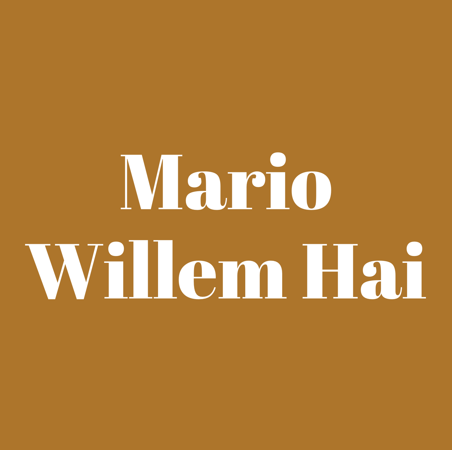 Mario Willem Hai